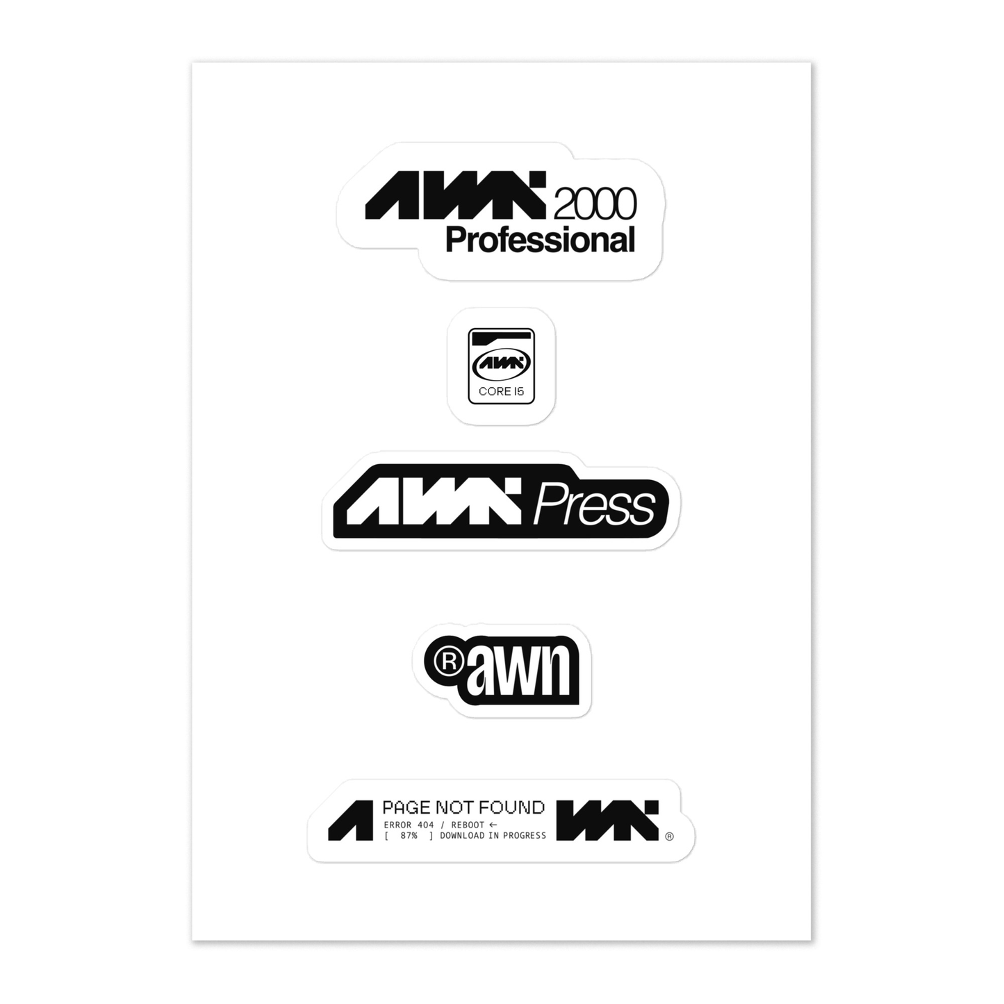 LA COLLECTION DE STICKERS